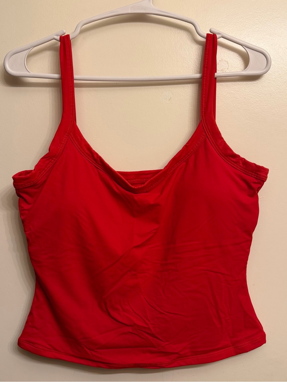 Women's Red Tank Top - Classic Slim Fit